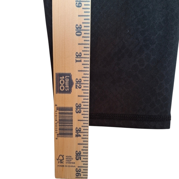 Marika Black Patterned Leggings - Size XL - Athleisure, Workout, Gym, - Picture 6 of 8